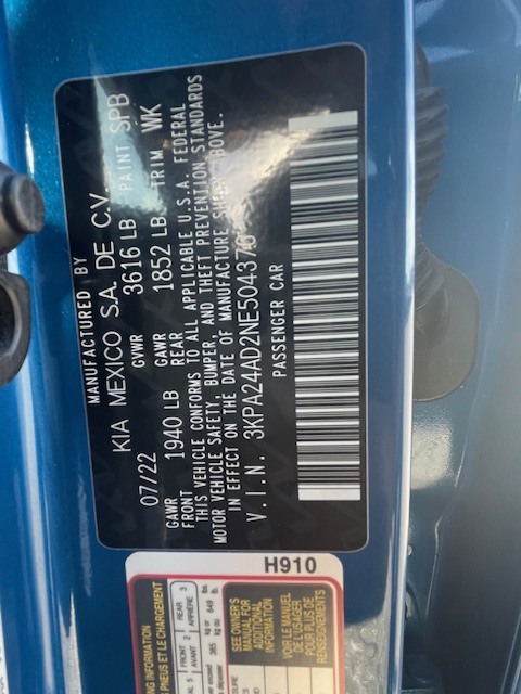 2022 Kia Rio S - Photo 13