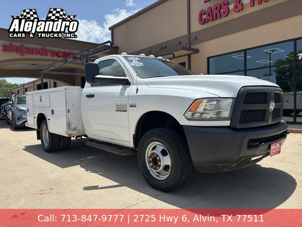 White 2013 RAM 3500 Chassis Pickup Truck Automatic