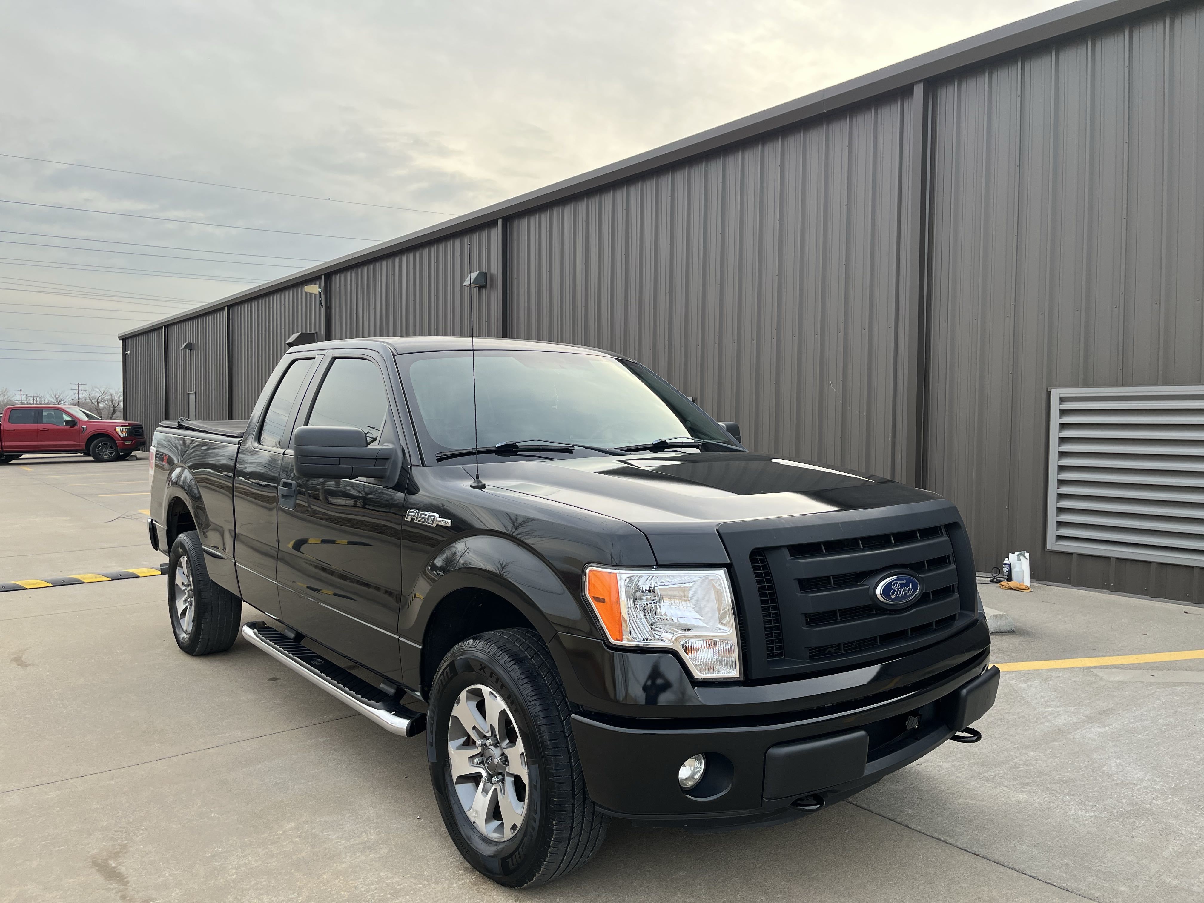 Black 2012 Ford F-150 STX SuperCab 4WD Pickup Truck Four-Wheel Drive Automatic
