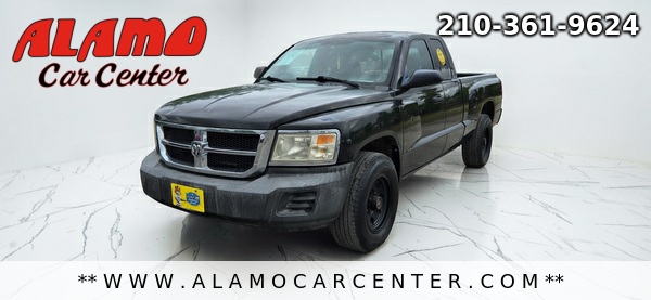 Black 2008 Dodge Dakota SXT Extended Cab RWD Pickup Truck Rear-Wheel Drive Automatic