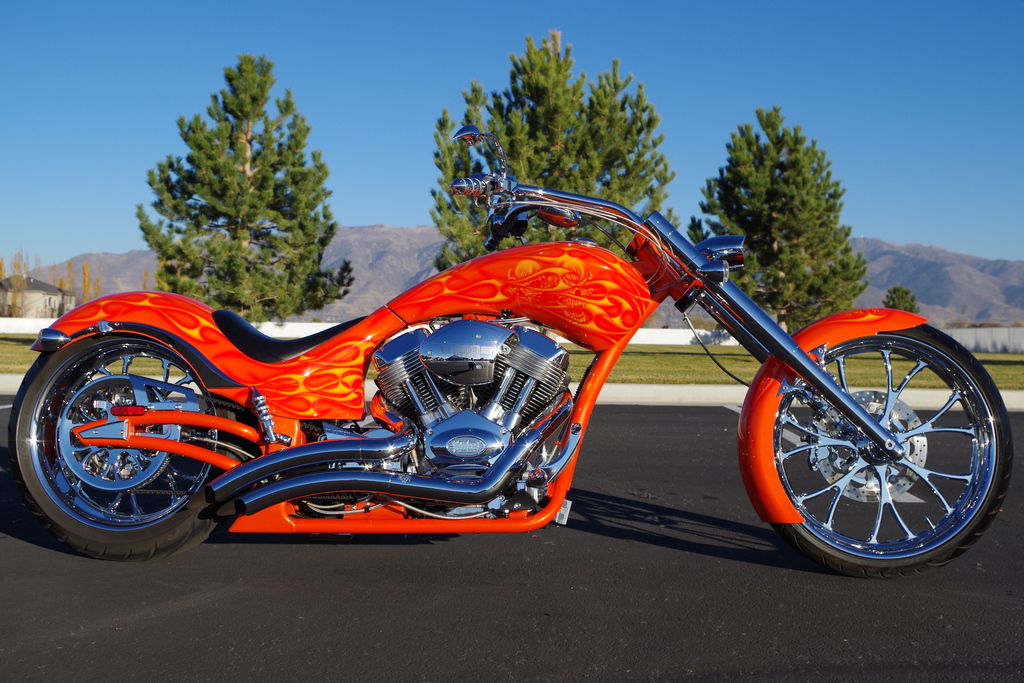 Auto Realm | Used 2009 Orange Big Dog Motorcycles Wolf For Sale In ...