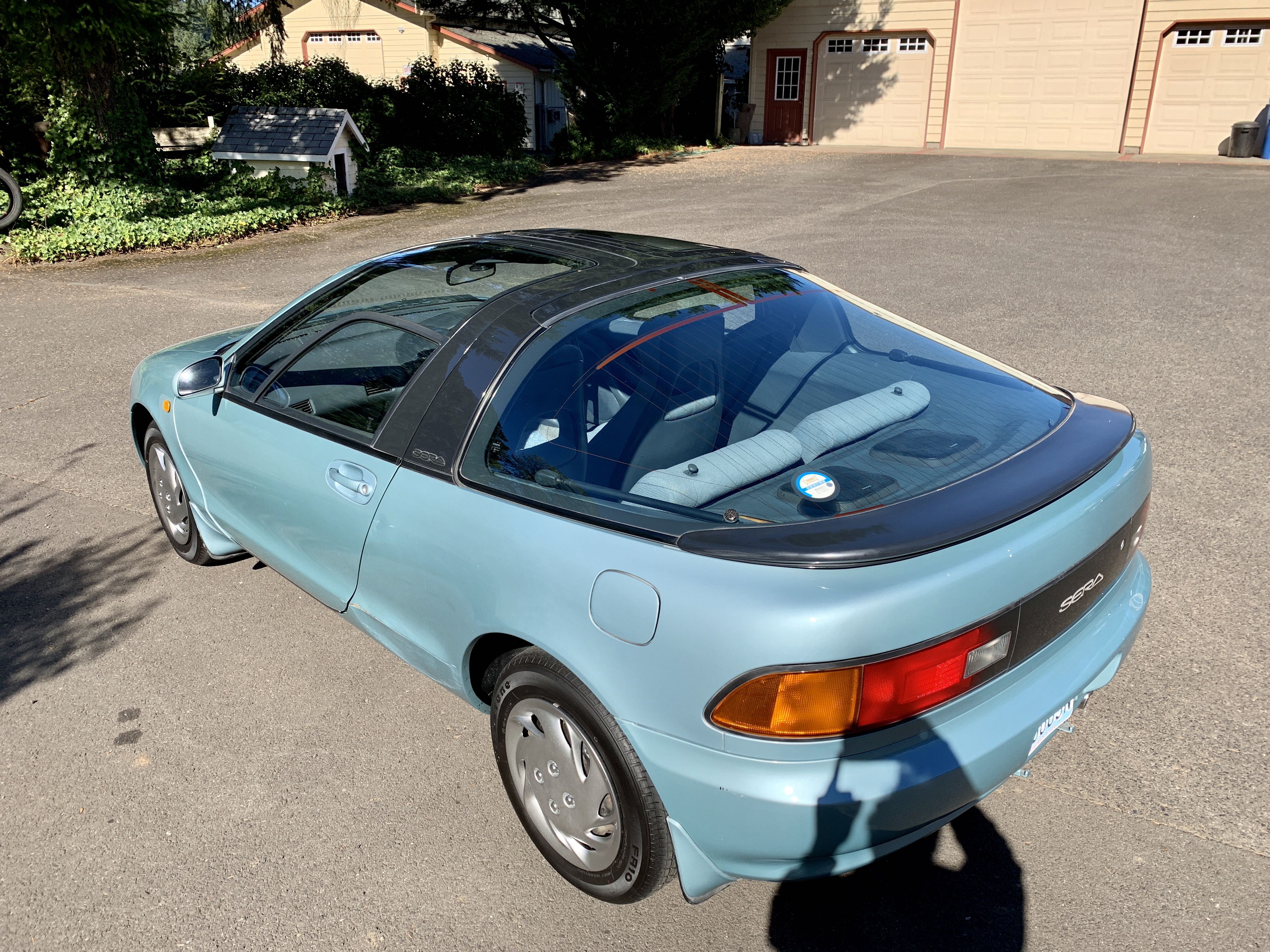 Northwest Mini Trucks Used 1990 Sky Blue Toyota Sera Gullwing For 